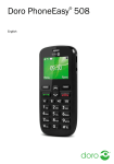 Doro PhoneEasy 508 User Guide