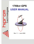 1769HP-GPS USER MANUAL