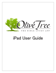 iPad User Guide - Olive Tree Bible Software