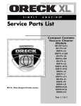 Service Parts List