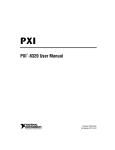 PXI-8320 User Manual