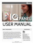 Panel User Manual - Vintage Security