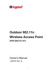 Outdoor 802.11n Wireless Access Point