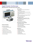 Tektronix MSO/DPO4000 Series Datasheet