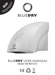 BLUEDRY USER MANUAL ECO FRIEN D LY