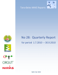 No 28: Quarterly Report - Tana