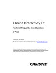 Christie Interactivity Kit