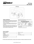 ICE Pump User Manual www.bullard.com