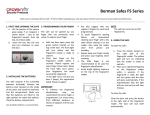 to the User Manual for the FS-01 safe