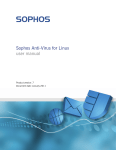 Sophos Anti-Virus for Linux user manual