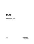 SCXI-1521/B User Manual