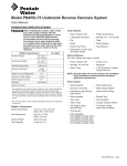 Model PB4RO-75 Undersink Reverse Osmosis System