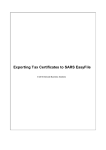 Exporting Tax Certificates to SARS EasyFile (795