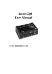 Access Lift User Manual - Synel-USA