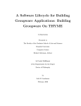 A Software Lifecycle for Building Groupware Applications: Building