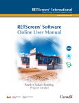 RETScreen - Passive Solar Heating Project Model