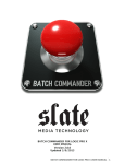 BATCH COMMANDER 2.0 LOGIC PRO X USER MANUAL