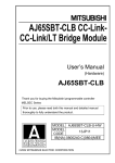 AJ65SBT-CLB CC-Link-CC-Link/LT Bridge Module User`s Manual