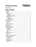 TealAuto User`s Manual Table of Contents