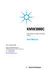 KMW3000C - Agilent Technologies