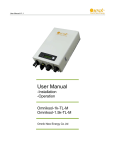 User Manual - Omnik New Energy