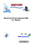 Advanced Client Easycom/400 Advanced Client