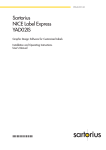 Sartorius NICE Label Express YAD02IS
