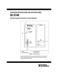 NI 9148 Operating Instructions and Specifications