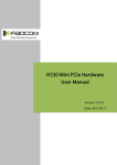 H330 Mini PCIe Hardware User Manual