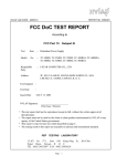 FCC DoC TEST REPORT
