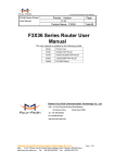 F3X36 Series Router User Manual - Four