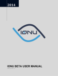 IONU beta User manual