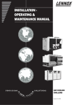 INSTALLATION - OPERATING & MAINTENANCE MANUAL