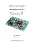 N64 to Gc/Wii PCB - User`s manual