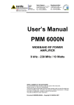 User`s Manual PMM 6000N