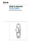 User`s manual FLIR CM83