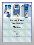 Aetrex Kiosk Installation Manual