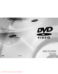 Samsung DVD-P728 User Guide Manual - DVDPlayer