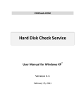 2. About Hard Disk Check Service