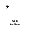 TLC-S9 User Manual - Rs