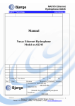 User Manual for Naxys Ethernet Hydrophone Model 02345 manual