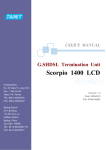 Scorpio 1400 (LCD) User Manual