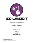User`s Manual - SoilVision Systems, Ltd