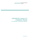 CASCADE-PC Version 9.0 Installation Manual
