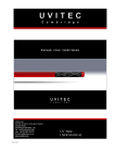 UV Table USER MANUAL