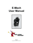 E-Mech User Manual - Bellatrix Systems, Inc.