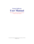 Forms Software User Manual