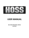 USER MANUAL - D & T Golf Cars