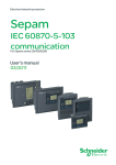 IEC 60870-5-103 communication