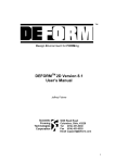 DEFORM 2D Version 8.1 User`s Manual